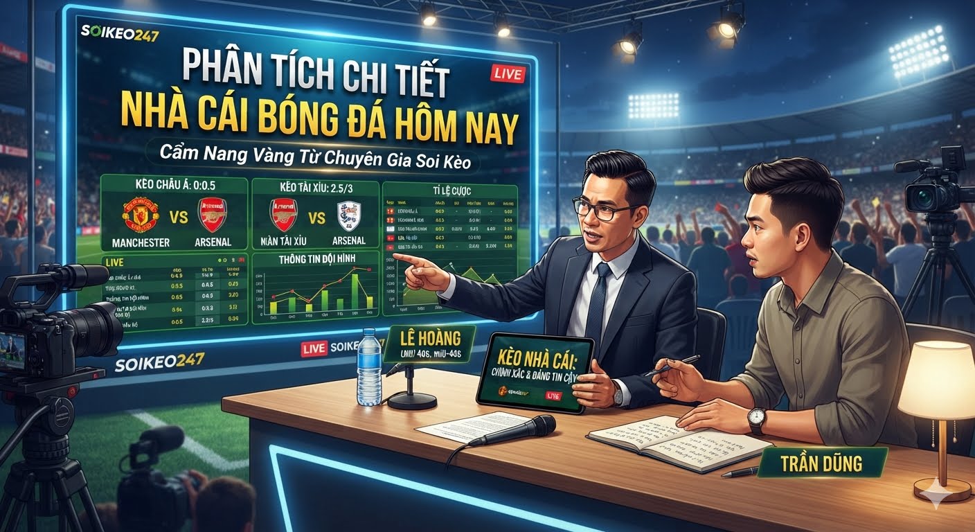 kèo nhà cái bóng đá hôm nay